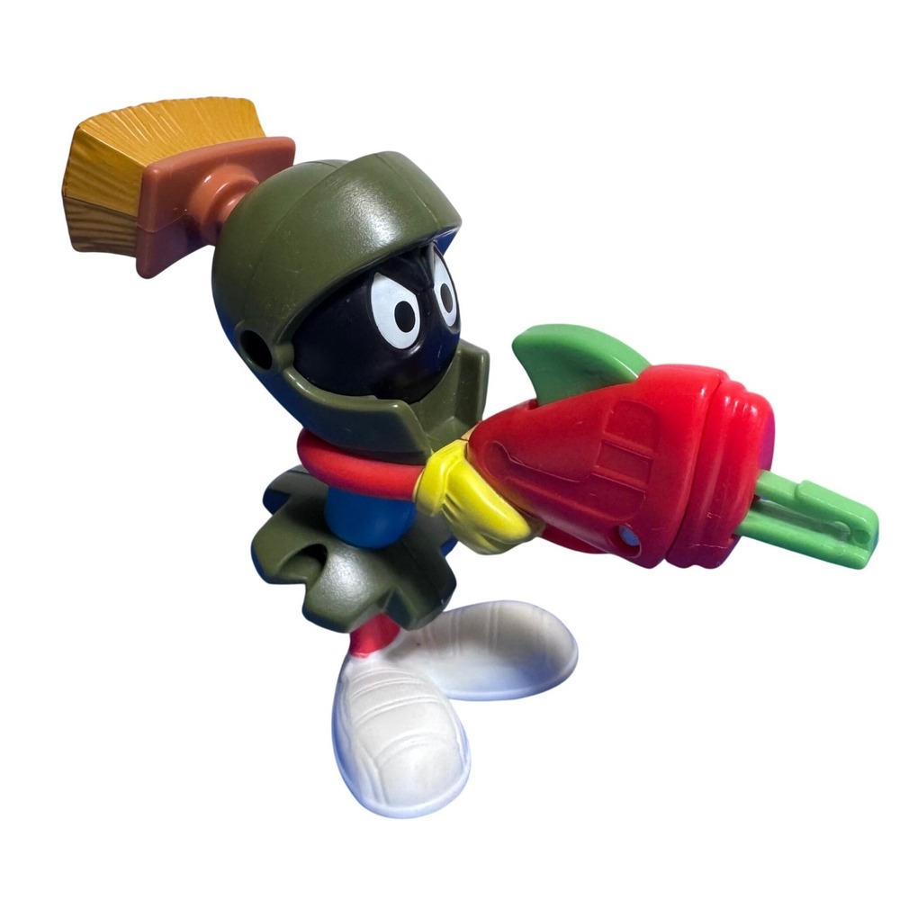 Looney Tunes Marvin The Martian w/Ray Gun Action Figure Toy 2020 McDonalds Space